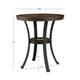 thumbnail image 3 of Holloway 36" Round Pub Table, Rustic Umber, 3 of 6