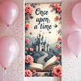 thumbnail image 6 of Magical Castle Fairy Tale Banner Enchanted Flowers Storybook Design for Kids Room Party Decor Event Celebration, 6 of 8