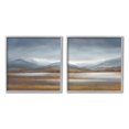 thumbnail image 4 of Stupell Industries Cloudy Weather Sky Rural Pasture Grasslands Painting Painting Gray Framed Art Print Wall Art, Set of 2, Design by Lyn Timmington, 4 of 5