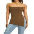 thumbnail image 1 of Été Off-Épaule Bandeau Tube Tops Casual Femmes Sans Manches Dos Bustier Tops Rue Parti Club, 1 of 7