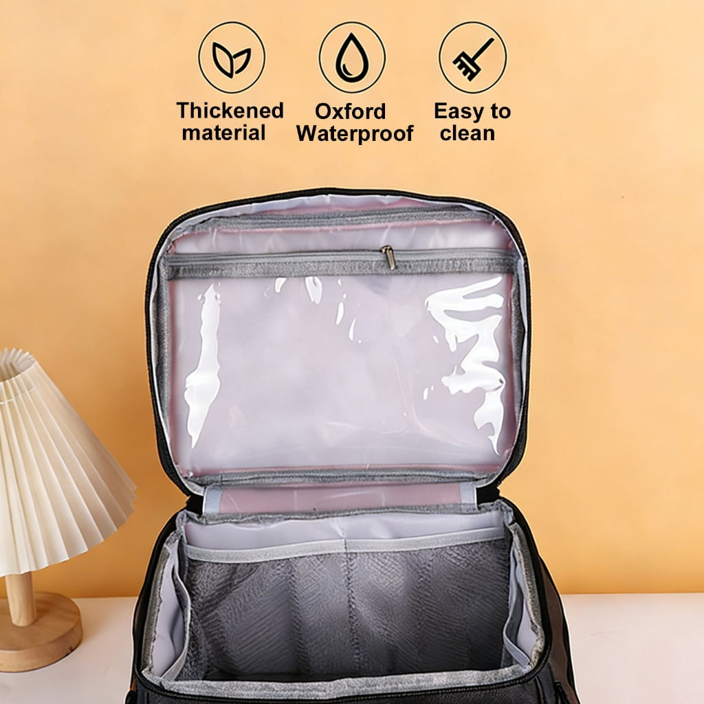 First Aid Kit Organizers with Multi Compartment Design and Smooth Zippers 600D Oxford Fabric for Secure Storage