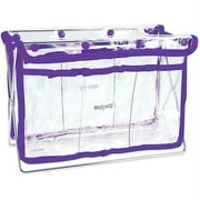 Handy Caddy 8" X 11" X 5" - Clear withPurple Trim