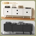 thumbnail image 6 of Amadwell Mid Century TV Stand for 60" TVs, Adjustable Shelf, 54 inch Media Console for Living Room, 6 of 9