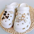 thumbnail image 3 of Accesorios para sandalias de zuecos Bling Shoe Charms oso blanco y negro, 3 of 4