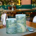 thumbnail image 3 of Yayeee Flameless Candles with Remote Flickering Battery Operated Multi Color Changing, Art Garden Scene, 3 of 7