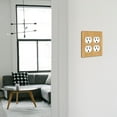 thumbnail image 6 of WIRESTER 2-Gang Duplex Outlet Wall Plate/Switch Plate Cover, Bamboo Wood Texture, 6 of 6