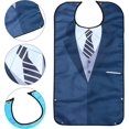 thumbnail image 2 of Babero para adultos Yjmei para comer, ropa impermeable, delantales de cocina protectores y lavables para pacientes mayores y hombres, 2 of 5