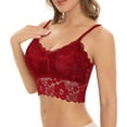 thumbnail image 1 of WILLBEST Brasier Push Up Mujer Sujetador De Encaje Transpirable Para Mujer, Ropa Interior Con Huecos En El Pecho, Color Rojo, 1 of 3