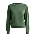 thumbnail image 5 of MESSUEN Baggy Sweater Long Sleeve Sweaters for Women Long Sleeve Undershirt for Women Womens Fall Shirts Sweaters for Women Long Sleeve Shirt Womens Long Sleeve Shirts Green 2XL, 5 of 5