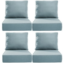 Bellefurn Outdoor Deep Seat Cushion 24 X 24 X 6 inch for Patio Furniture,Outdoor Chair Cushions Waterproof & Fade Resistant Patio Furniture Cushions for Wicker Chair, Sofa, Couch