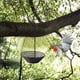 thumbnail image 2 of Comedero de pájaros en espiral para exteriores, alimentador de pájaros salvajes colgante, dispensador de comida para pájaros de hierro, 2 of 7