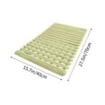 thumbnail image 3 of HongHeng Non Slip Bath Mat Quick Drain Shower Floor Mat Colorful Bathtub Mat Slatted Duckboard Design with Suction Cups 27 x 15 inches, 3 of 6