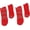 Red, variant on 4PCS Protective Horse Boots: Horse Leg Wraps Front Hind Legs Guard Reusable Tendon Protector Leg Wraps Leg Protection for Training Equestrian Equipment (Red)