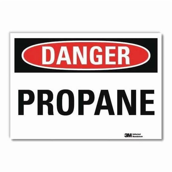 Lyle Danger Sign,10inx14in,Reflctv Sheeting U3-1934-RD_14X10