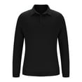 thumbnail image 5 of BiZtdJrK Polos Shirts for Men Long Sleeve Tennis Golf T-Shirts Casual Button V Neck Pullover Blouse Loose Fit Athletic Tops Black XXXXL, 5 of 7
