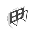 thumbnail image 2 of BALAHAPY Rack De Pared Para Báscula De Peso En Hierro Negro Ahorra Espacio Y Fácil Acceso, 2 of 8