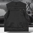 thumbnail image 3 of Gilet Utilitaire pour Femmes, Gilet Léger pour l'Extérieur, Gilet de Photographie Multi-Poches, Haut Matelassé Décontracté à Col en V, Pièce Confortable pour la Randonnée, Usage Quotidien, 3 of 4