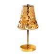 thumbnail image 2 of Vintage Metal Table Lamp for Bedroom, Rechargeable Touch Control Night Light, Crystal Accent Bedside Lamp with Warm Glow, Gold Finish, 2 of 6