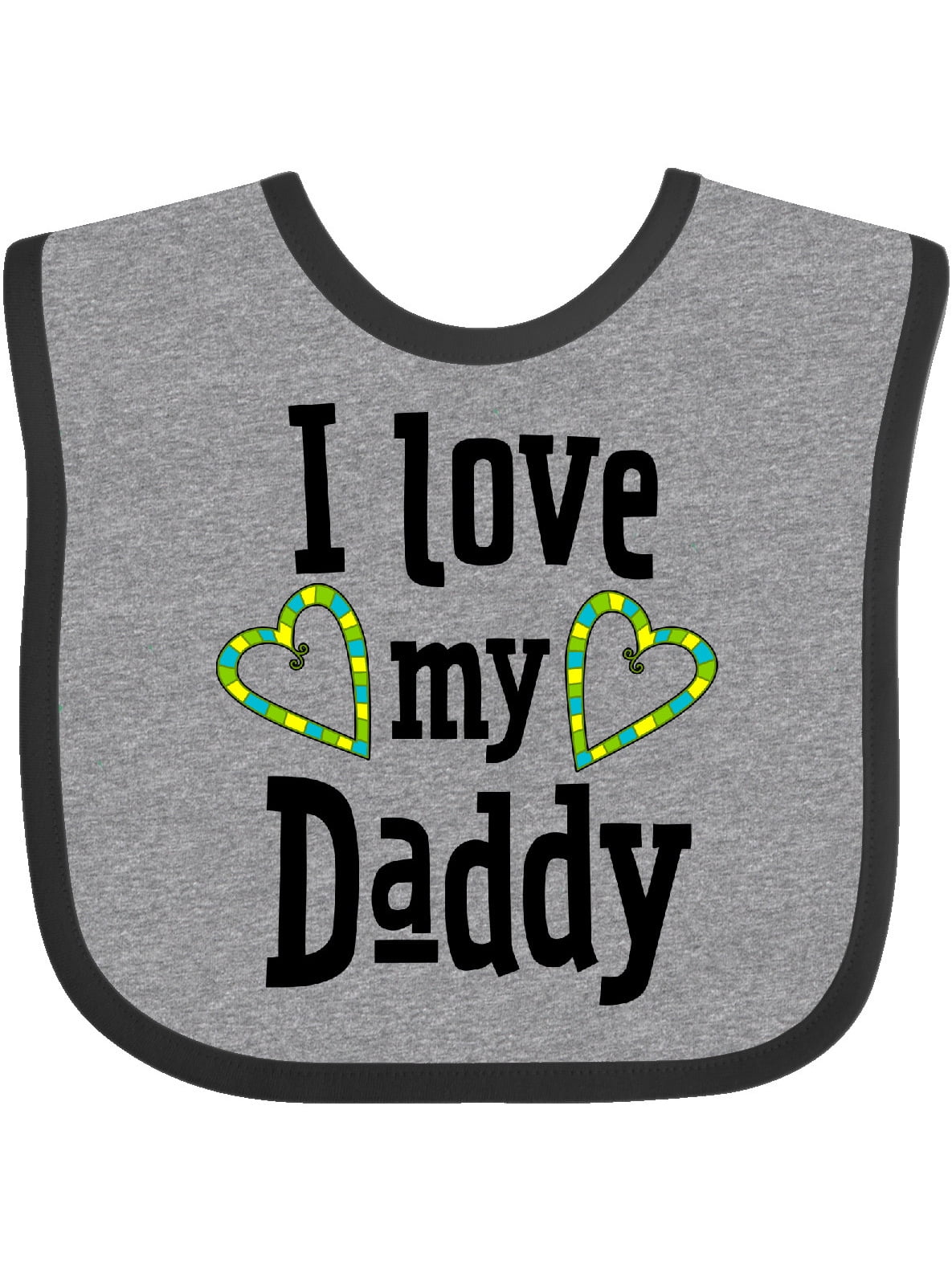 Inktastic i love my daddy hearts infant bib unisex  walmartcom Inktastic i love my daddy hearts infant bib unisex  walmartcom