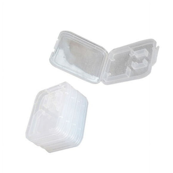 OULII 5Pcs Transparent Case Durable PP Plastic for Memory Card Storage Micro Holder