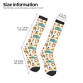 thumbnail image 2 of Naloa Fall Pumpkins And Sunflowers Knee Socks, High Socks Long Stretchy Sock Women Knee High Stocking, Long Socks for Women, 2 of 6