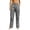 Gray, variant on cocolona Womens Solid Color Casual Tactical Pants Elastic Waist Straight Outdoor Hiking Cargo Pants with Pockets