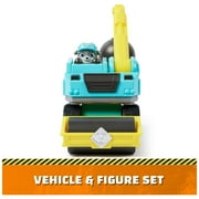 PAW Patrol, Rubble & Crew Motor’s Wrecking Ball Construction Vehicle and Collectible Figure, for Ages 3 and up