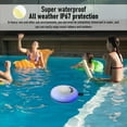 thumbnail image 5 of Up to 65% off! Cameland Bluetooth Speakers Pool Floating Speaker With Color Light Portable Speaker 5W Bluetooth Speaker Bluetooth 5.0 IP67 Waterproof Computer Speakers, 5 of 7