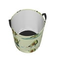 thumbnail image 3 of Balery Avocado for Exercise Round Laundry Basket with Handles Waterproof Freestanding Laundry Hamper for Clothes Toys in the Dorm and Family-Small, 3 of 8