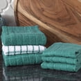 thumbnail image 6 of RITZ Terry Kitchen Towel and Dish Cloth, Set of 3 Towels and 3 Dish Cloths, Teal, 6 of 6