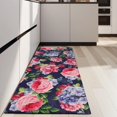 thumbnail image 4 of Pioneer Flower Floral Print Pattern Kitchen Rug Mat,Kitchen Runner Rugs Non Skid Washable,Decorative Kitchen Floor Mats for Kitchen,Sink,Laundry,17"X47", 4 of 5