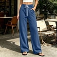 thumbnail image 6 of Maean Women's Straight Leg Sweatpants Drawstring Elastic Waist Workout Casual Loose Pants with Pockets, 6 of 7