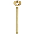 thumbnail image 2 of Westbrass D3608A-01 1/2" IPS x 8" Round Ceiling Mount Shower Arm with Flange, Polished Brass, 2 of 6