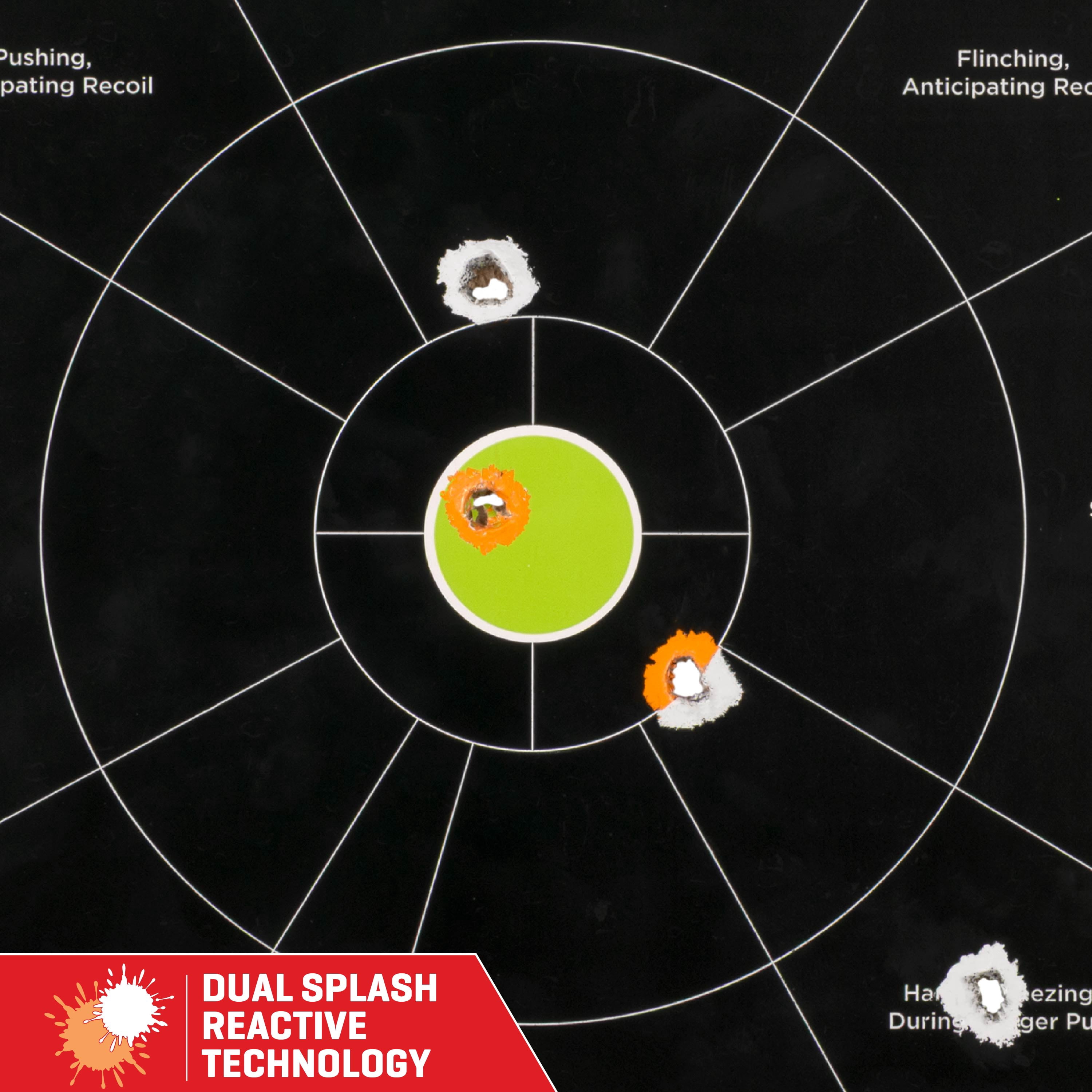 EZ Aim Splash Adhesive Trainer Targets, 12 x 12 Inch, 3 Pack