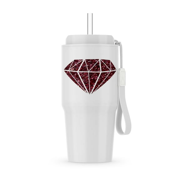 Cool Ruby Glitter Diamond, 20oz Tumbler