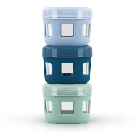 Ello Color Lock 4oz Mini Condiment Containers