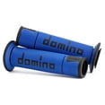 thumbnail image 1 of Puños para Motocicleta DOMINO A450 Racing Azul y Negro Par, 1 of 2