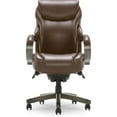 thumbnail image 3 of La-Z-Boy Hyland Executive Office Chair with AIR Lumbar Technology Brown, 3 of 9