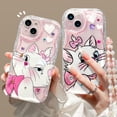 thumbnail image 2 of OPPO A17 A16 A15 A58 A57 A98 A78 A5S A3S A5 A9 A53 A59 5G A32 A33 A54 A76 A93 A94 A95 A76 Reno 5F 4F 5Z F19 Pro Funda De Teléfono Con Patrón De Gato De Dibujos Animados 3D Protección Suave Cubierta Tr, 2 of 3