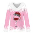 thumbnail image 3 of MHFRRA Camiseta Informal de Manga Larga para Festividades, Suave, Cómoda y de Uso Diario, Blusa Holgada para Celebraciones de Temporada y Un Atuendo Acogedor. Rosa, 3 of 3