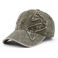 thumbnail image 2 of Green Low Profile Soft Top Dad Hat Polyester,Cotton Folding Outdoor Hat Long Brim UPF 50+ Sun Protection One Size, 2 of 6