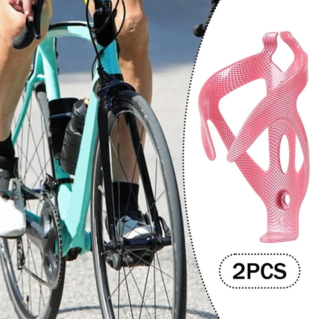 2 portabotellas para bicicleta, accesorios de ciclismo al aire libre para bicicletas de montaña y de carretera, portabotellas para bicicleta, portavas Rosa