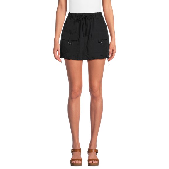 Madden NYC Juniors and Juniors Plus Parachute Skirt, Sizes S-4X