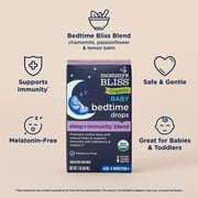 (3 pack) Mommys Bliss Organic Baby Bedtime Drops, Melatonin-Free, Restful Sleep & Immunity, 2 fl oz