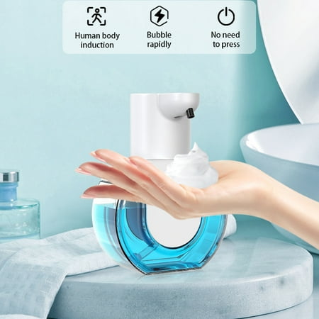 Soap Dispenser  Automatic Foaming Hand Soap Dispenser Touchless Foam Soap Dispenser Rechargeable Bathroom Countertop Soap Pump For Kitchen Toilet Office Soap Dispenser Soap Dispenser  Automatic Foaming Hand Soap Dispenser Touchless Foam Soap Dispenser Rechargeable Bathroom Countertop Soap Pump For Kitchen Toilet Office Soap Dispenser Item id:MU01472 Power Mode:Rechargeable Cleaning Method:Other Applicable People:Universal Soap Dispenser  Automatic Foaming Hand Dispenser Touchless Foam Rechargeable Bathroom P10 Fashion Four-block Foam Model