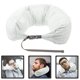 thumbnail image 2 of Almohada cervical a rayas, flexible, en forma de U, para apoyar la cintura y el cuello, ideal para viajes en avión, tren, casa u oficina (verde)., 2 of 8