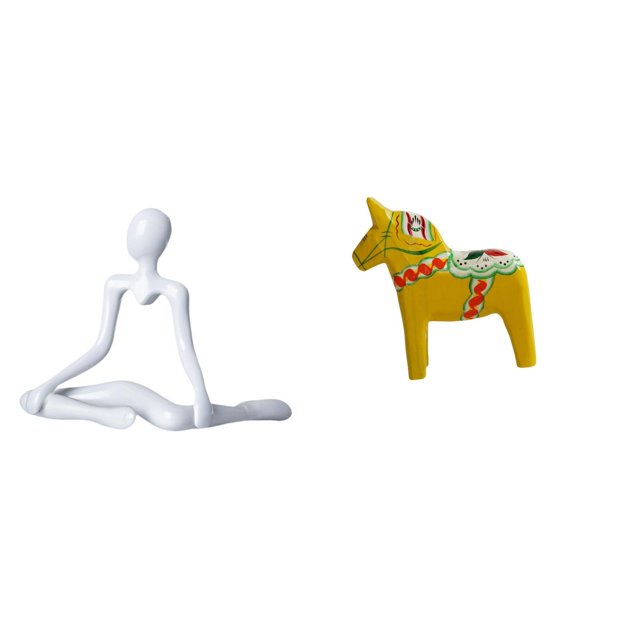 Escultura de caballo de pensador creativo, figura abstracta única, adorno decorativo para la entrada, dormitorio, estantería, armario, inauguración de