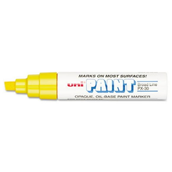 Sanford 63735 uni-Paint Marker Broad Tip Yellow