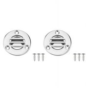 2pcs Floor Drain with Screw Stainless Steel Boat Plumbing Fitting 22mm