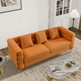 thumbnail image 2 of Ouyessir Living Room Sofa and Loveseat Set,Classic Teddy 3-Seater Sofa and 2-Seater Sofa, Oversized Chesterfield Furniture Sets for Living Room Bedroom, 2 of 6